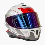 KASK spayder ( WHİTE RED )